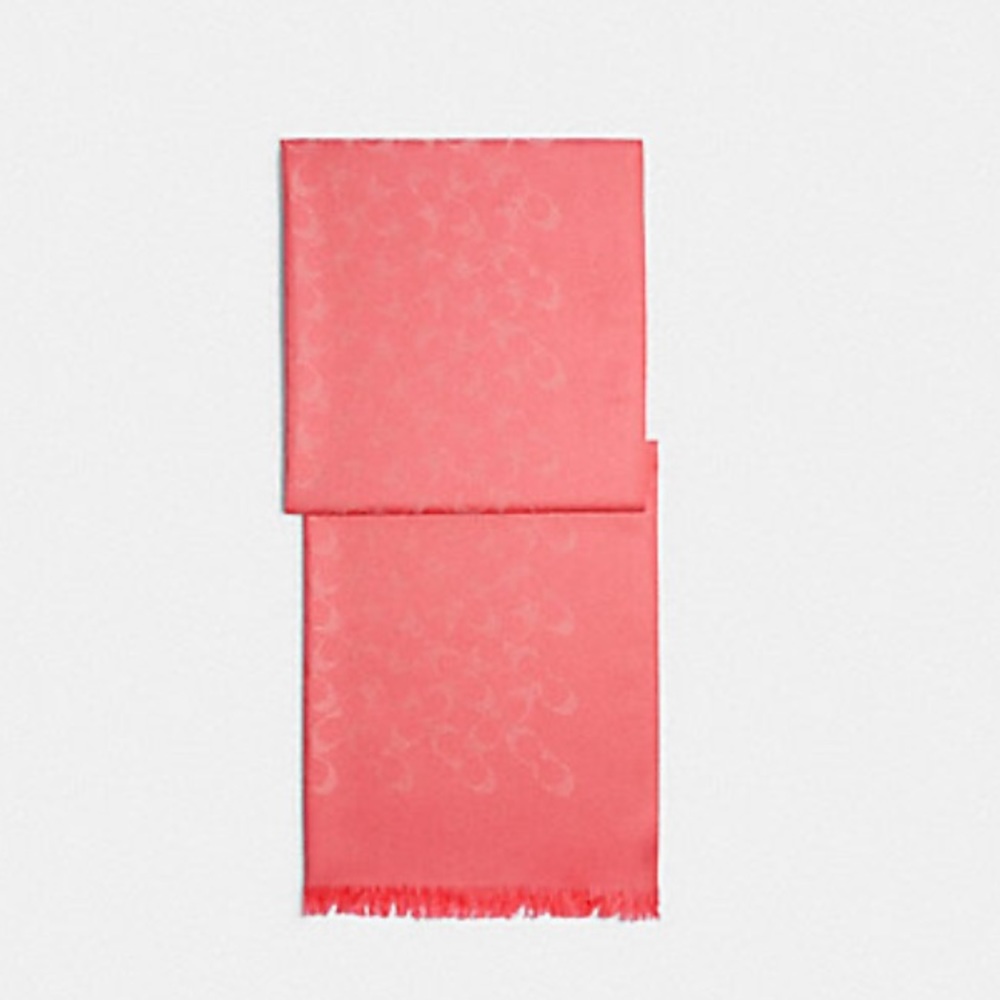 NWT Coach signature wrap pink lemonade